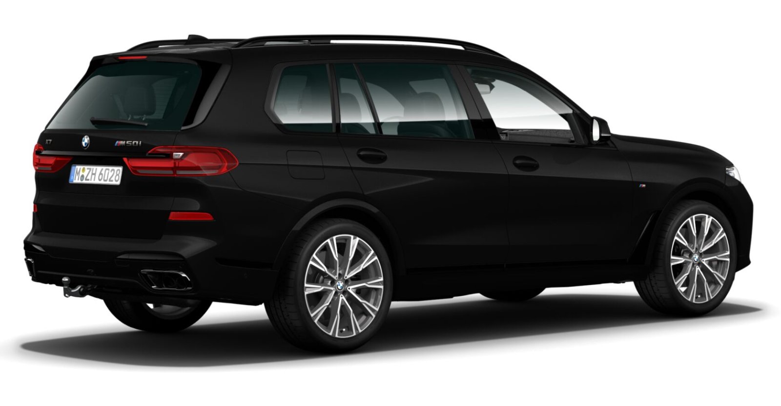 BMW BMW X in Schwarz von hinten BMW BMW X in Schwarz von hinten