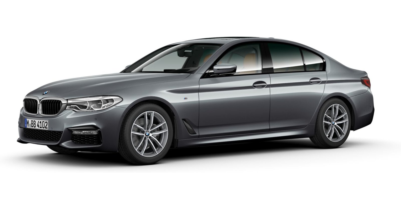 BMW BMW 5er in Grau von vorne BMW BMW 5er in Grau von vorne