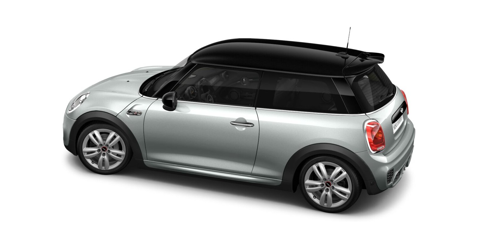 MINI MINI 3-Türer in Silber von hinten