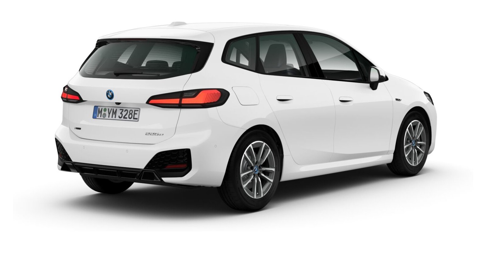 BMW BMW 2er in Weiß von hinten BMW BMW 2er in Weiß von hinten