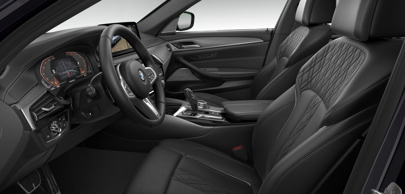 BMW BMW 5er im Innenraum seitlich