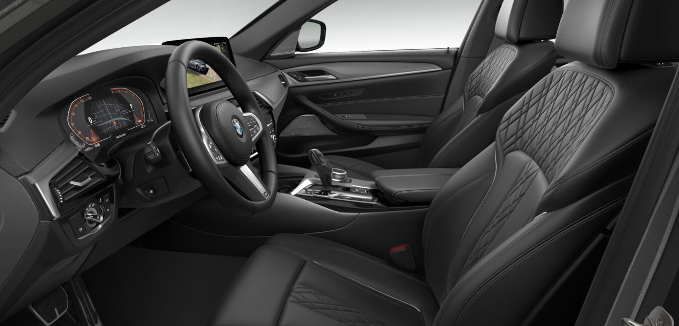 BMW BMW 5er im Innenraum seitlich