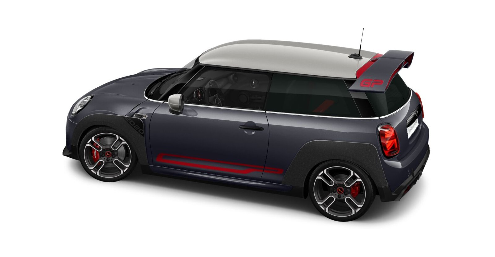 MINI MINI 3-Türer in Grau von hinten MINI MINI 3-Türer in Grau von hinten