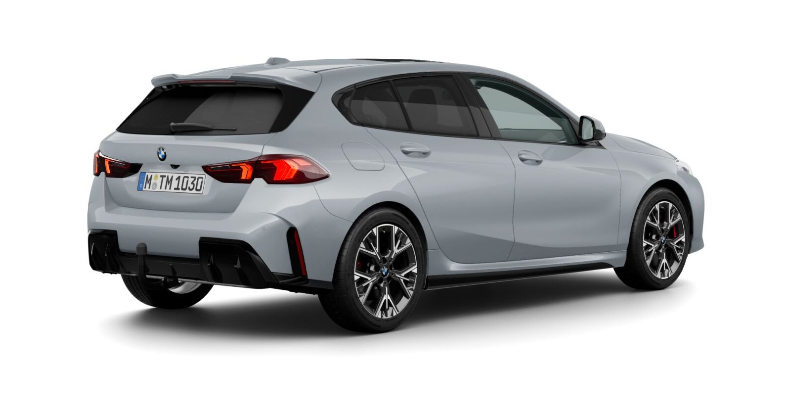 BMW BMW 1er in Grau von hinten BMW BMW 1er in Grau von hinten