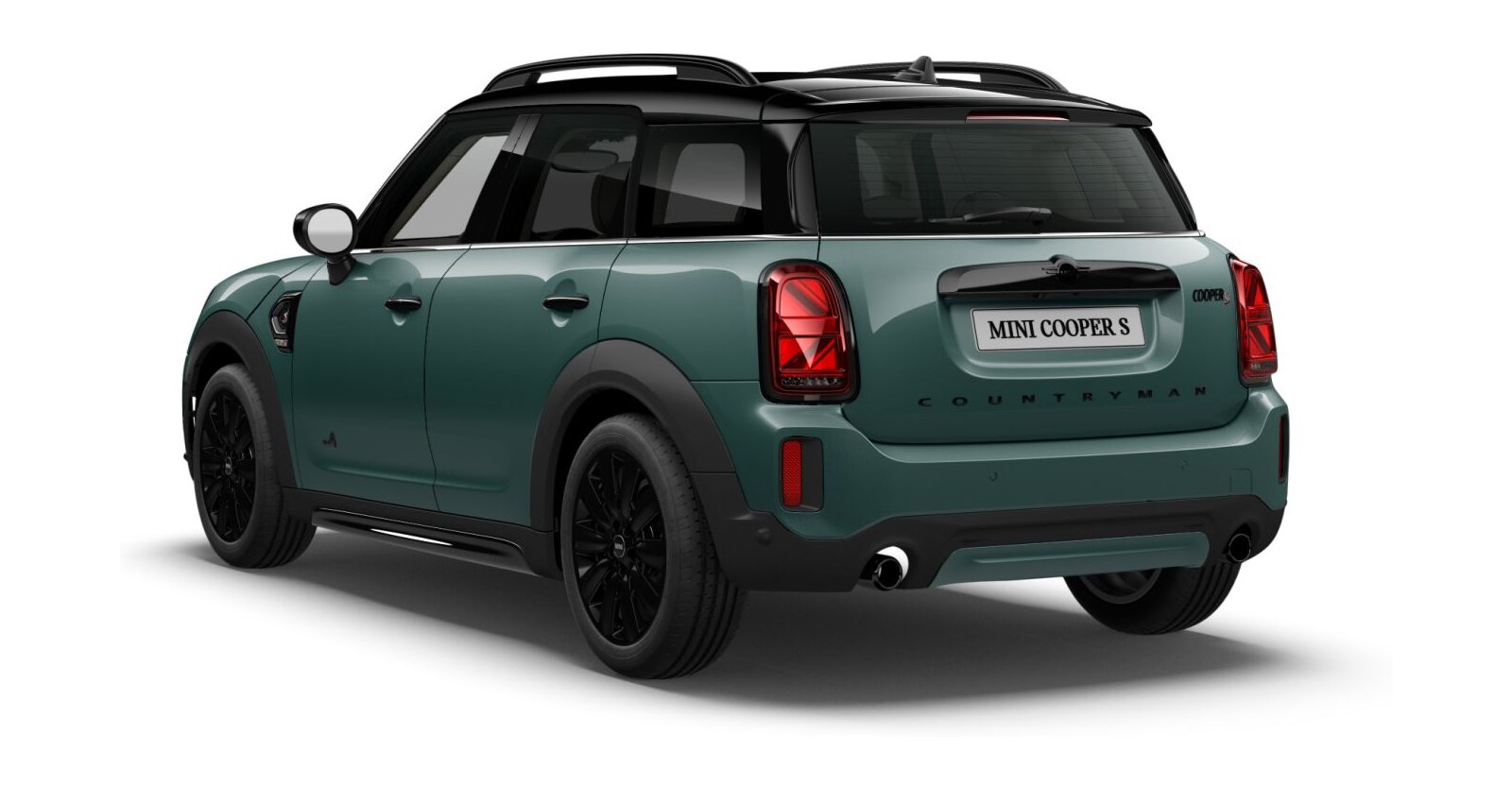 MINI MINI Countryman in Grün von hinten