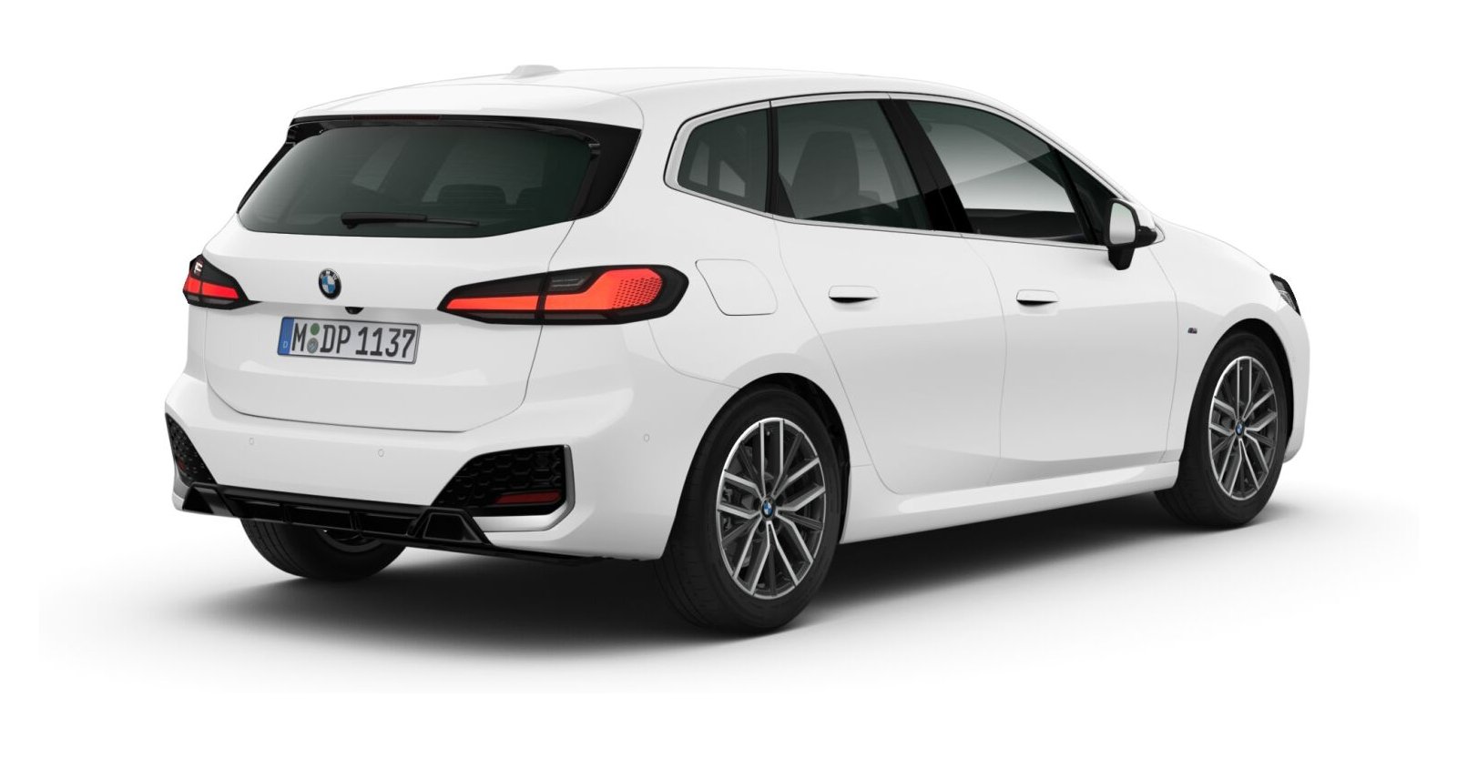 BMW BMW 2er in Weiß von hinten BMW BMW 2er in Weiß von hinten