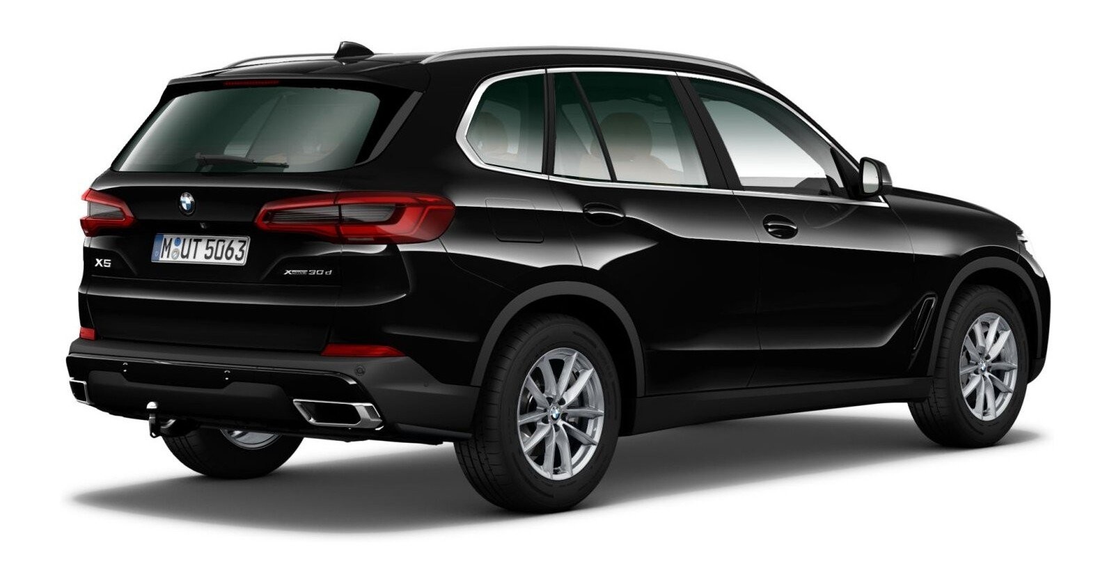 BMW BMW X in Schwarz von hinten BMW BMW X in Schwarz von hinten