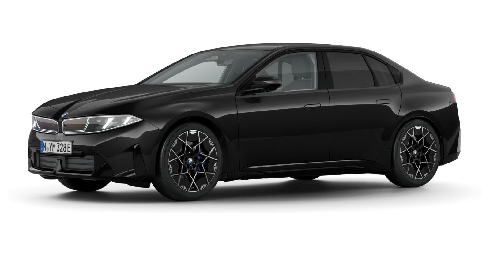 BMW BMW I in Schwarz von vorne BMW BMW I in Schwarz von vorne
