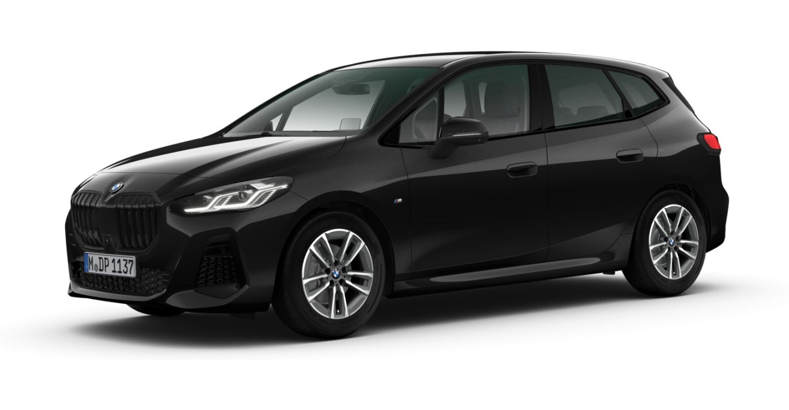 BMW BMW 2er in Schwarz von vorne BMW BMW 2er in Schwarz von vorne