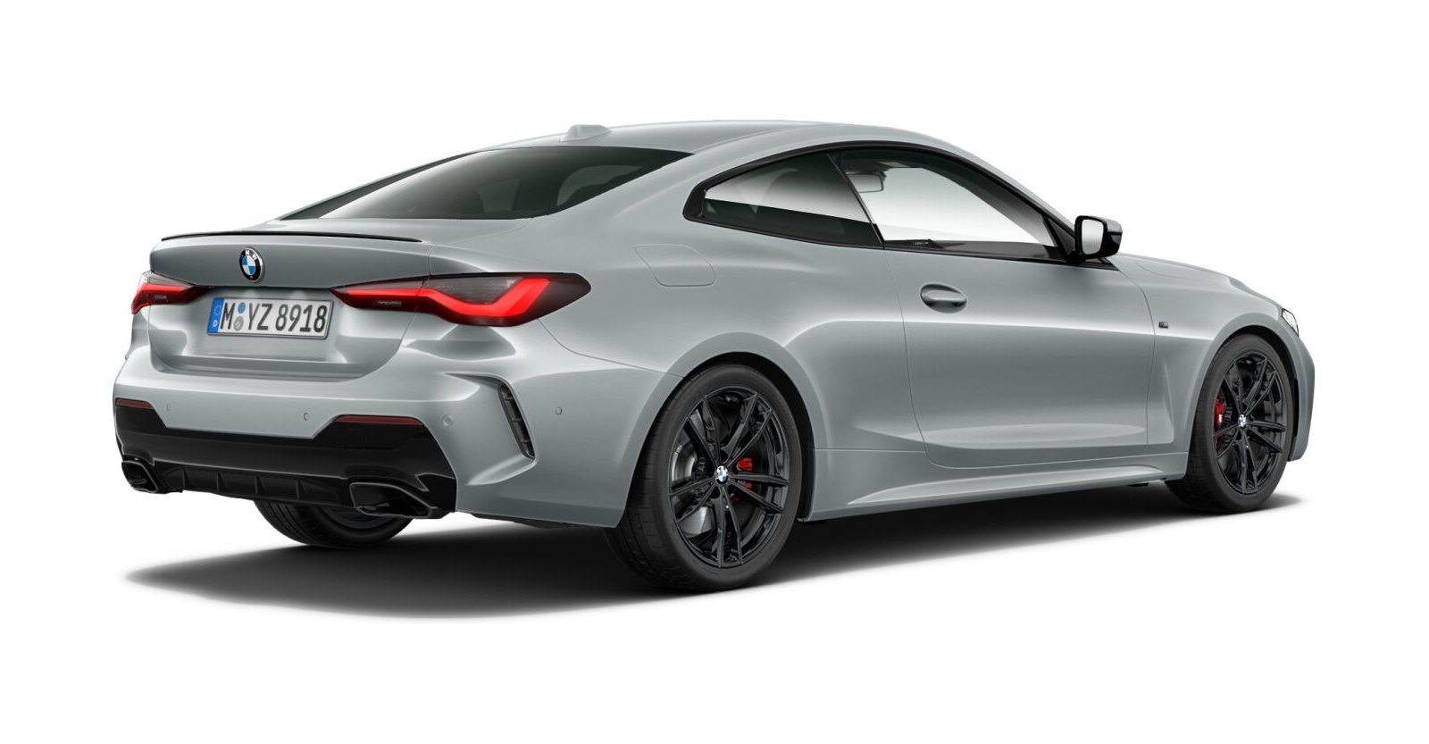 BMW BMW 4er in Grau von hinten BMW BMW 4er in Grau von hinten