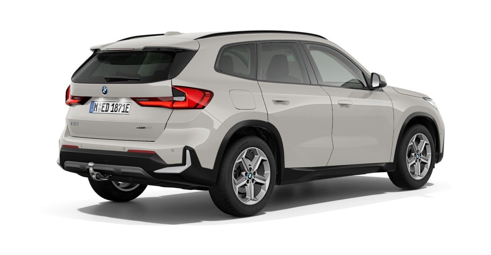 BMW BMW I in Grau von hinten BMW BMW I in Grau von hinten