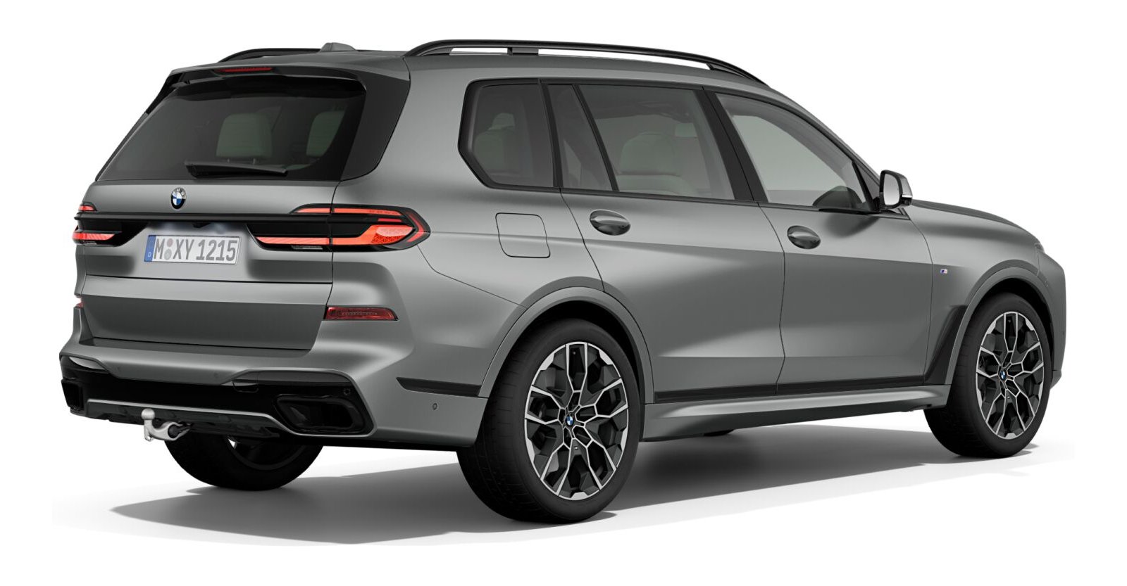BMW BMW X in Grau von hinten BMW BMW X in Grau von hinten