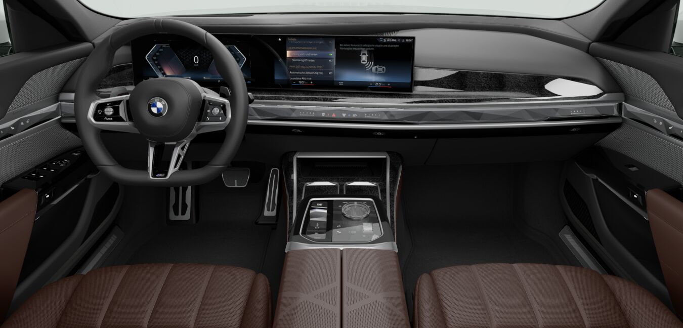 BMW BMW 7er im Innenraum von vorne BMW BMW 7er im Innenraum von vorne