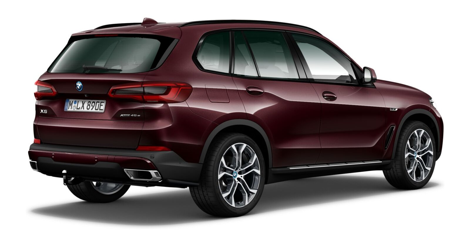 BMW BMW X in Rot von hinten BMW BMW X in Rot von hinten