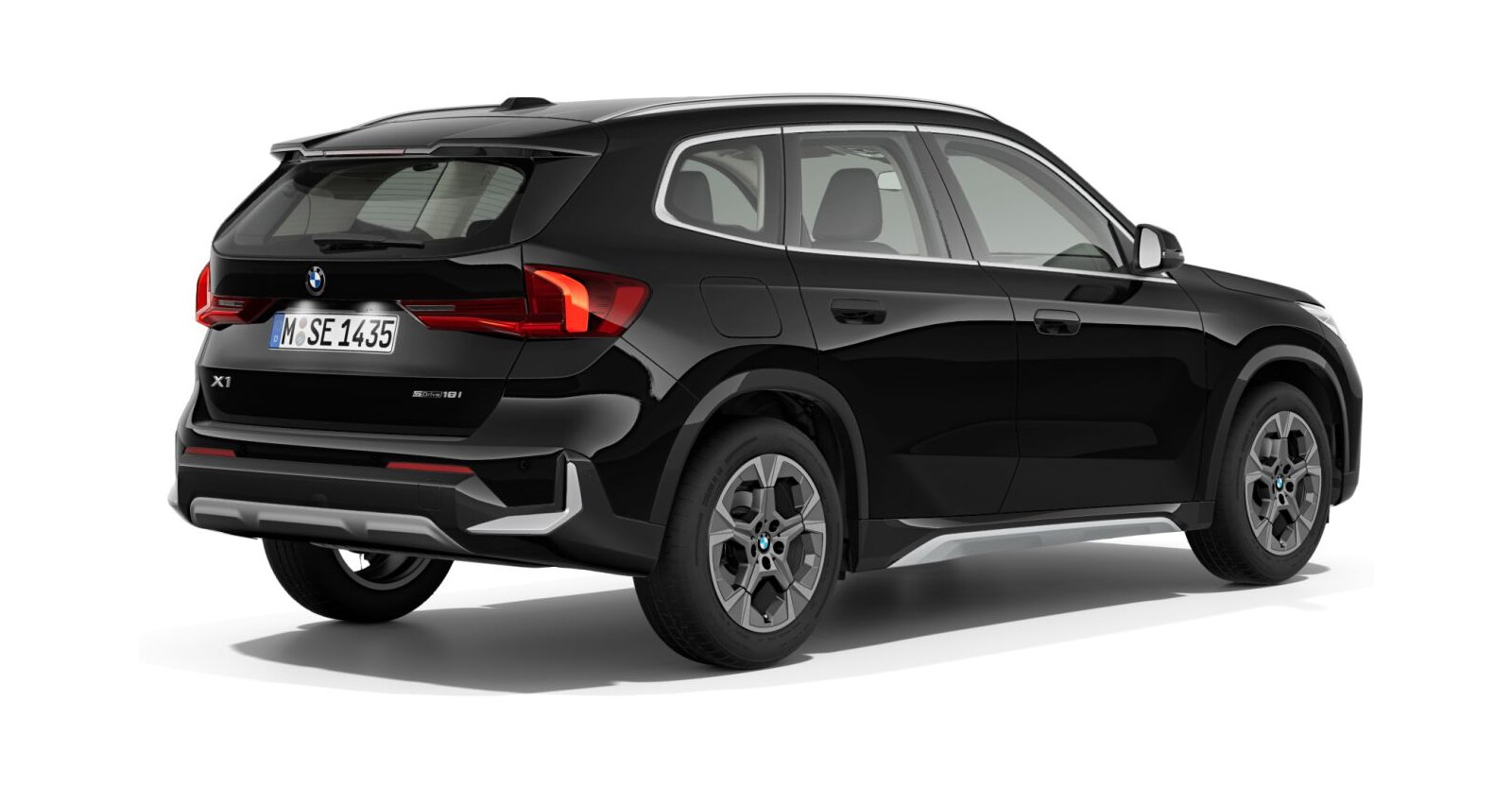 BMW BMW X in Schwarz von hinten BMW BMW X in Schwarz von hinten