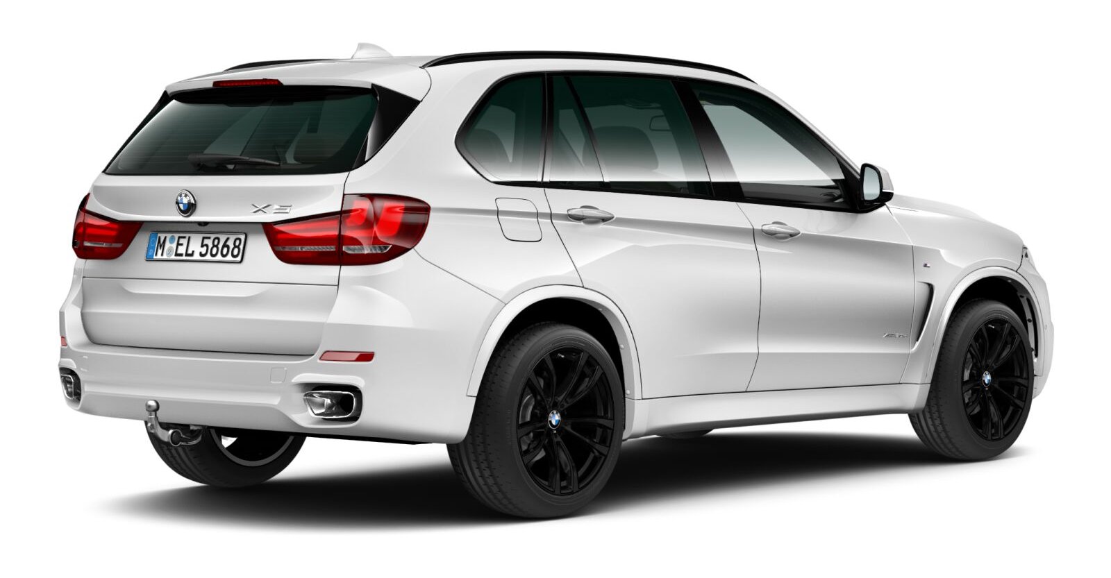 BMW BMW X in Weiß von hinten BMW BMW X in Weiß von hinten