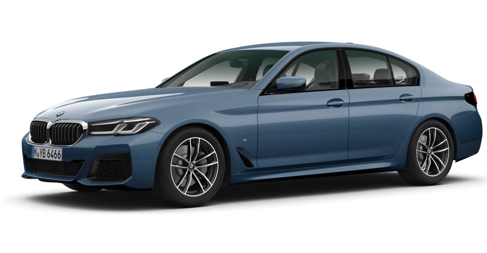 BMW BMW 5er in Blau von vorne BMW BMW 5er in Blau von vorne