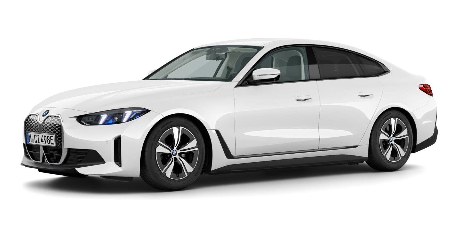 BMW BMW I in Weiß von vorne BMW BMW I in Weiß von vorne