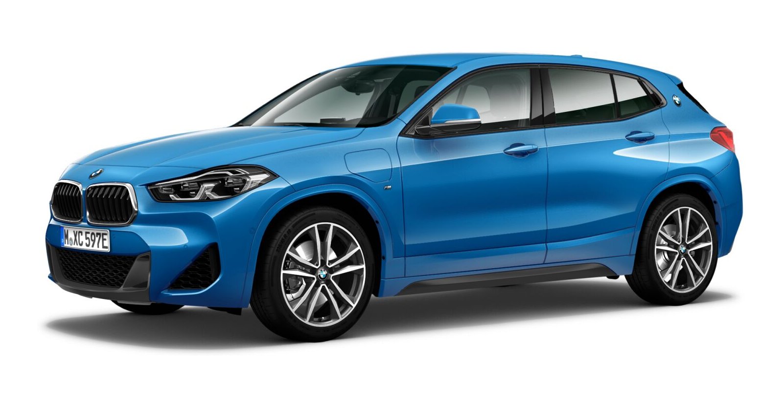 BMW BMW X in Blau von vorne BMW BMW X in Blau von vorne