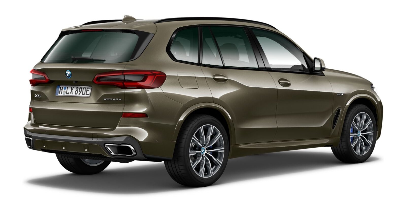 BMW BMW X in Grün von hinten