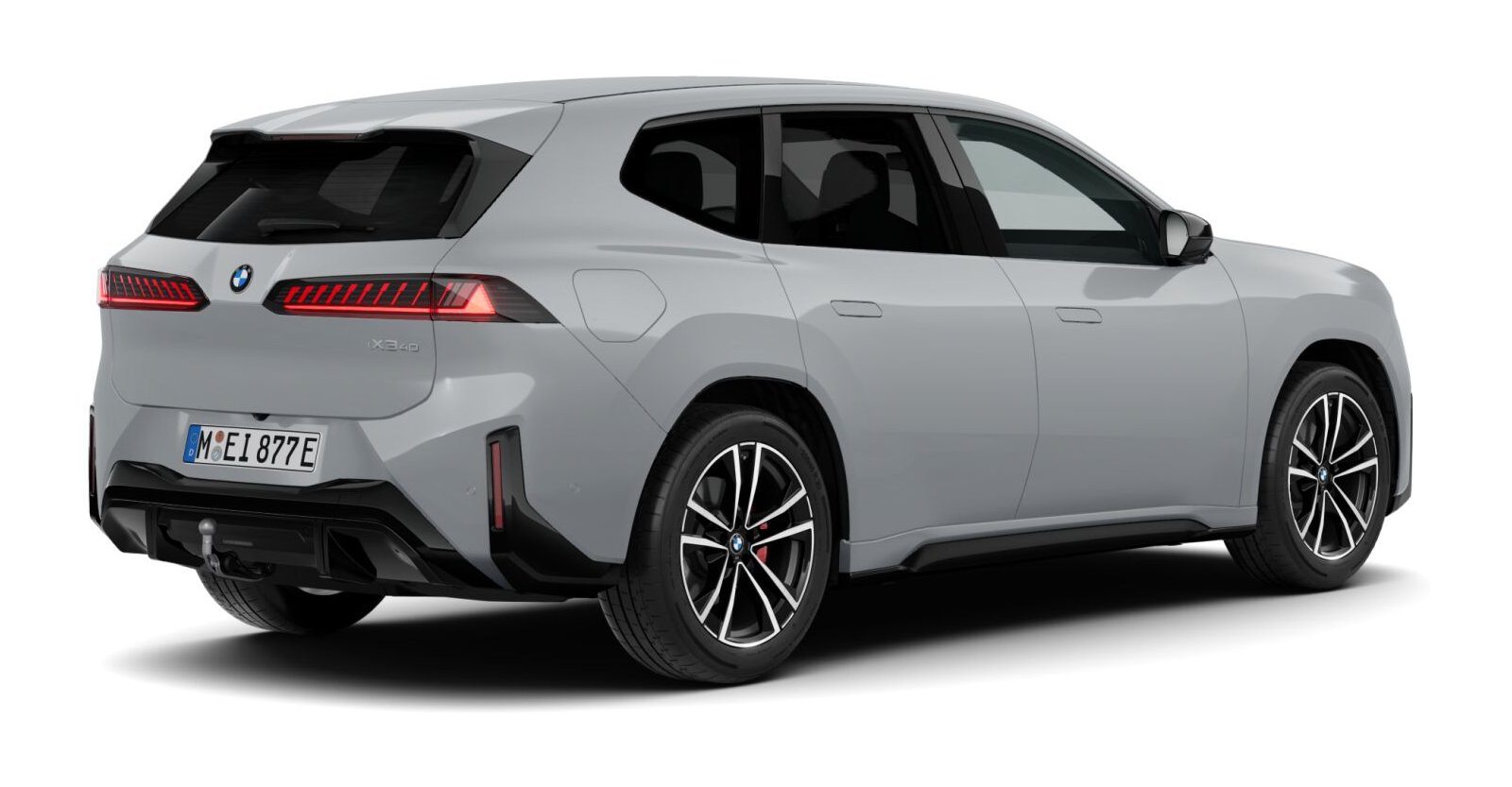 BMW BMW I in Grau von hinten