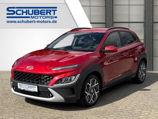 HYUNDAI KONA in Rot von vorne HYUNDAI KONA in Rot von vorne