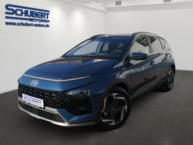 HYUNDAI BAYON in Blau von vorne HYUNDAI BAYON in Blau von vorne