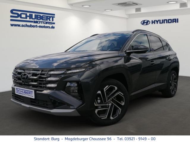 HYUNDAI TUCSON in Grün von vorne HYUNDAI TUCSON in Grün von vorne