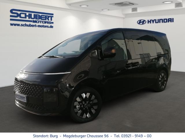 HYUNDAI STARIA in Schwarz von vorne HYUNDAI STARIA in Schwarz von vorne