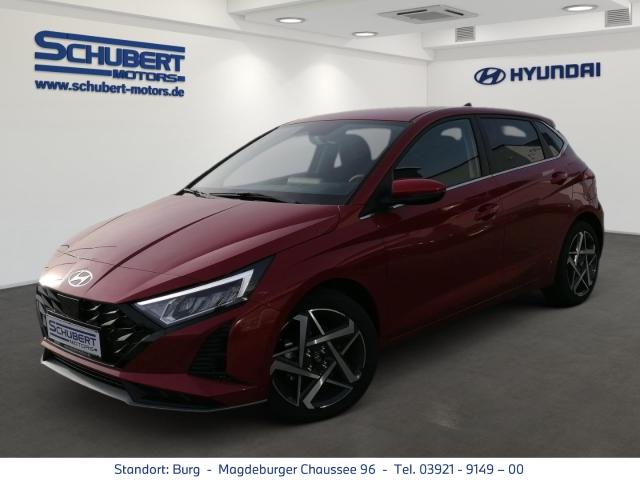 HYUNDAI i20 in Rot von vorne HYUNDAI i20 in Rot von vorne