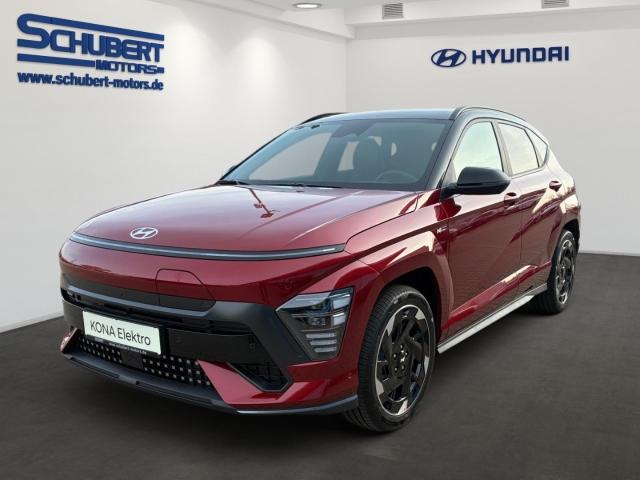 HYUNDAI KONA in Rot von vorne HYUNDAI KONA in Rot von vorne