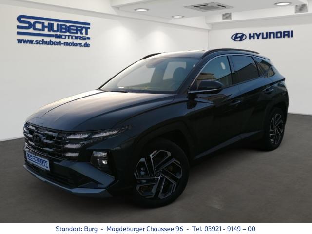 HYUNDAI TUCSON in Grün von vorne HYUNDAI TUCSON in Grün von vorne