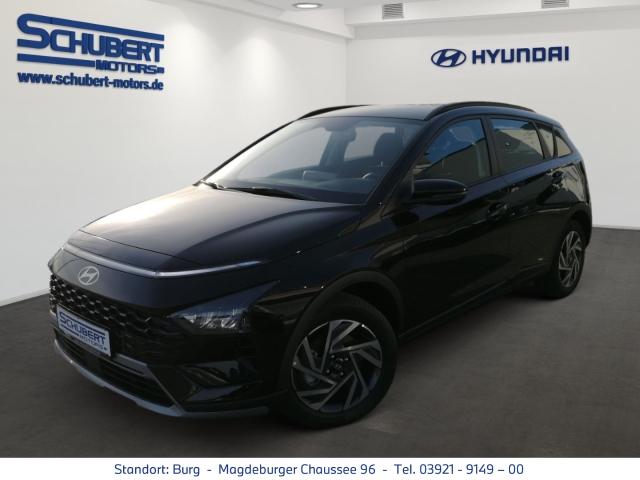 HYUNDAI BAYON in Schwarz von vorne HYUNDAI BAYON in Schwarz von vorne