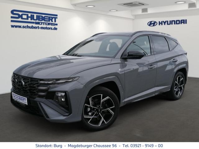 HYUNDAI TUCSON in Grau von vorne HYUNDAI TUCSON in Grau von vorne