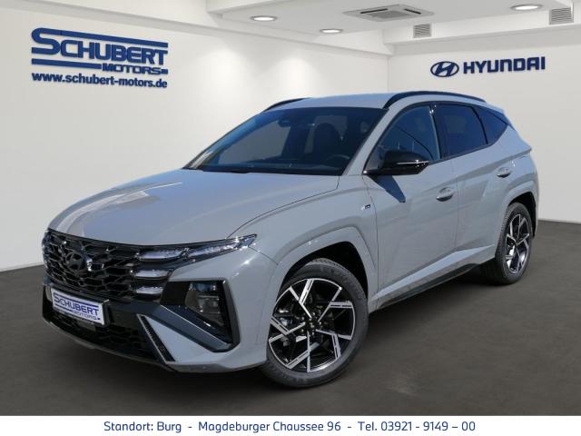 HYUNDAI TUCSON in Grau von vorne HYUNDAI TUCSON in Grau von vorne