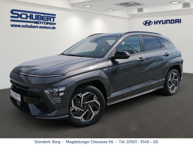 HYUNDAI KONA in Grau von vorne HYUNDAI KONA in Grau von vorne