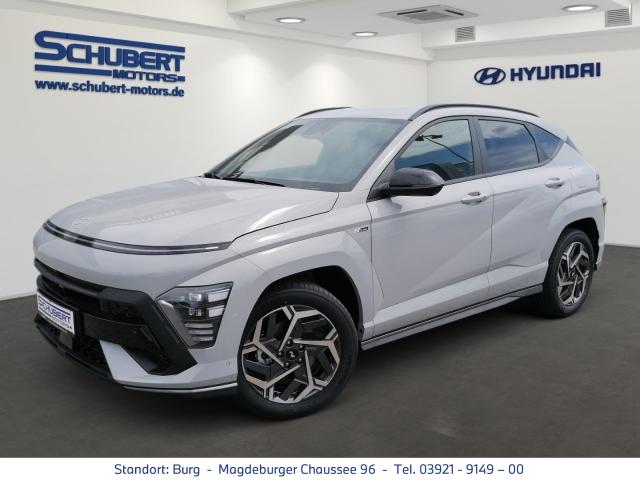 HYUNDAI KONA in Grau von vorne HYUNDAI KONA in Grau von vorne