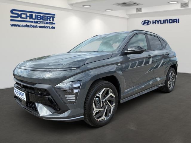 HYUNDAI KONA in Grau von vorne HYUNDAI KONA in Grau von vorne