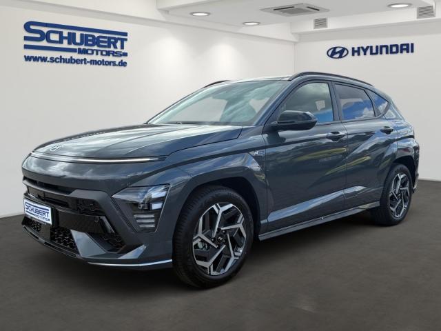 HYUNDAI KONA in Grau von vorne HYUNDAI KONA in Grau von vorne