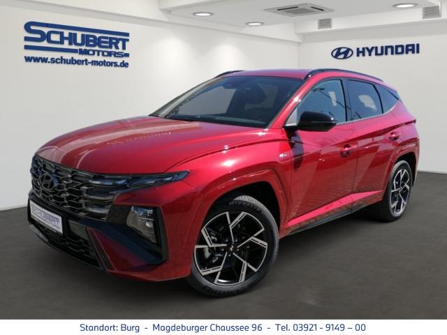 HYUNDAI TUCSON in Rot von vorne HYUNDAI TUCSON in Rot von vorne