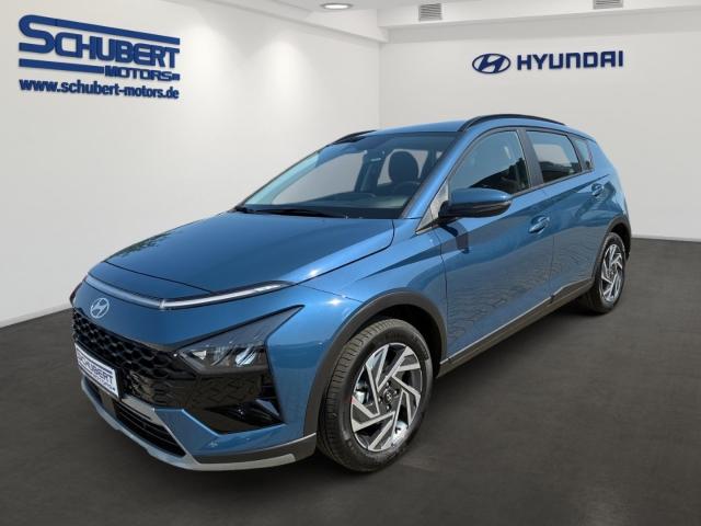 HYUNDAI BAYON in Blau von vorne HYUNDAI BAYON in Blau von vorne