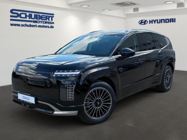HYUNDAI IONIQ 9 in Schwarz von vorne HYUNDAI IONIQ 9 in Schwarz von vorne