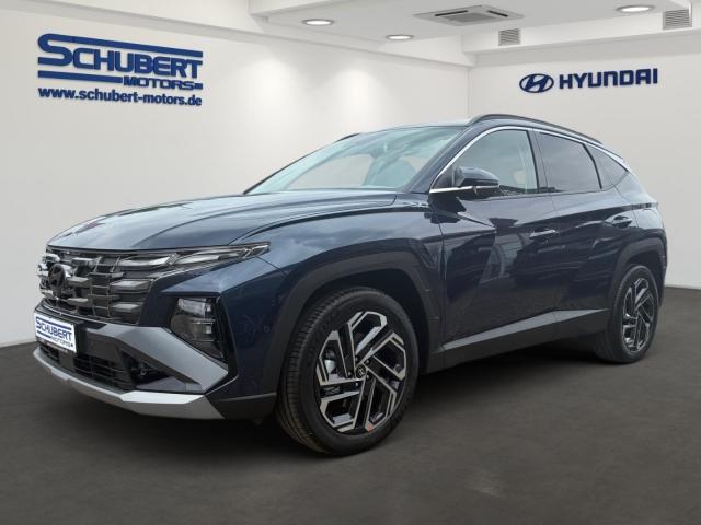 HYUNDAI TUCSON in Blau von vorne HYUNDAI TUCSON in Blau von vorne