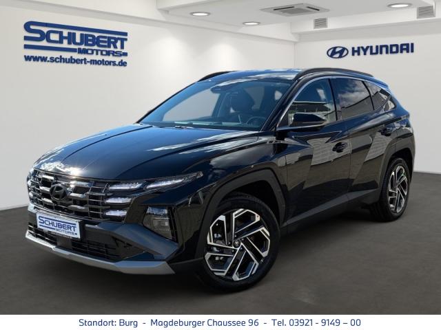 HYUNDAI TUCSON in Schwarz von vorne HYUNDAI TUCSON in Schwarz von vorne