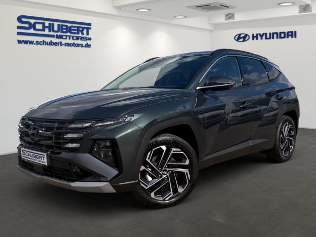 HYUNDAI TUCSON in Grün von vorne HYUNDAI TUCSON in Grün von vorne