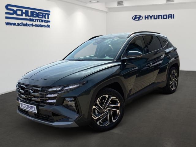 HYUNDAI TUCSON in Grün von vorne HYUNDAI TUCSON in Grün von vorne