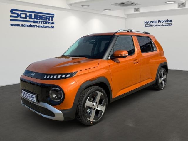 HYUNDAI INSTER in Orange von vorne HYUNDAI INSTER in Orange von vorne