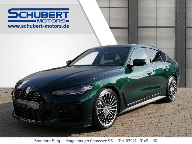 ALPINA B4 in Grün von vorne