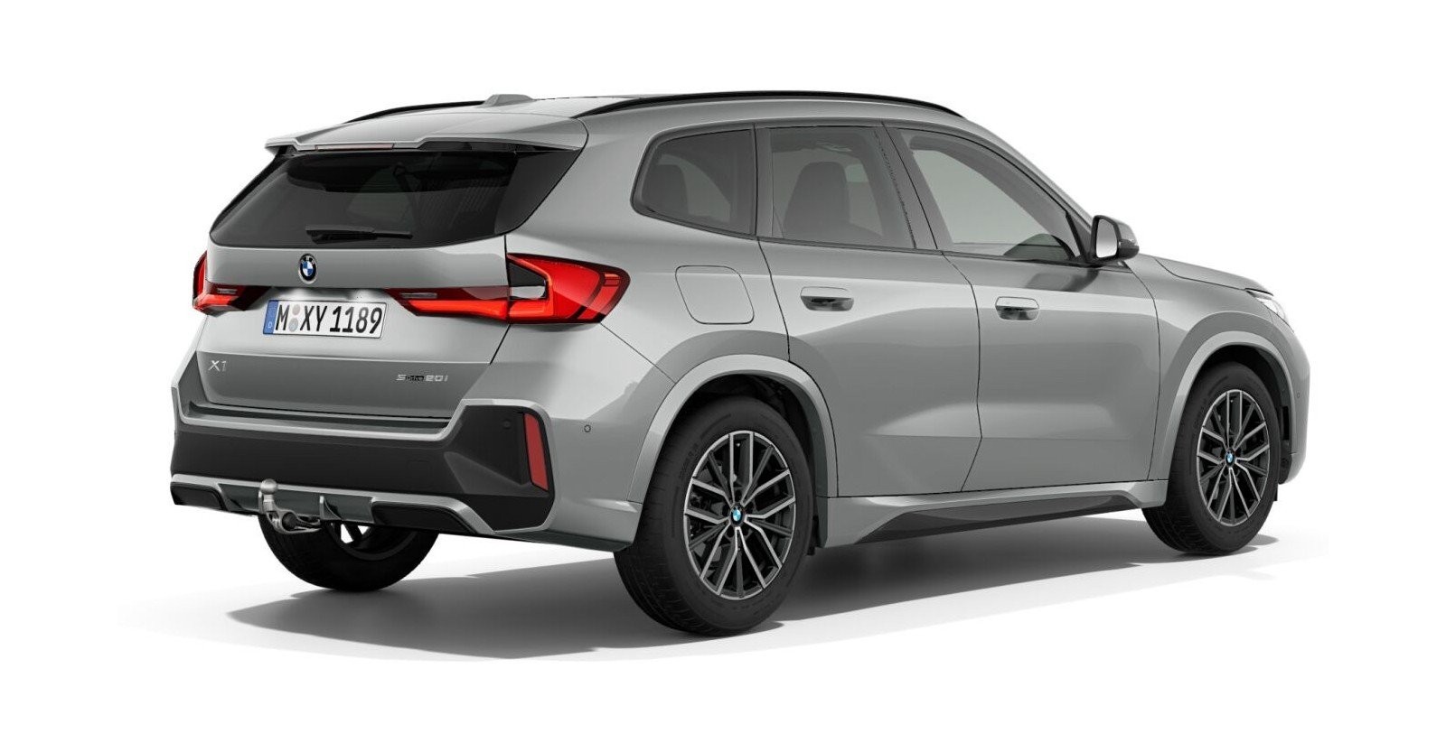 BMW BMW X in Grau von hinten