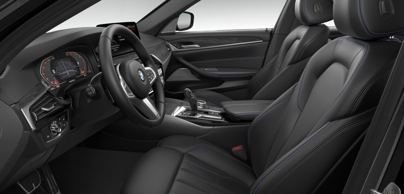 BMW BMW 5er im Innenraum seitlich